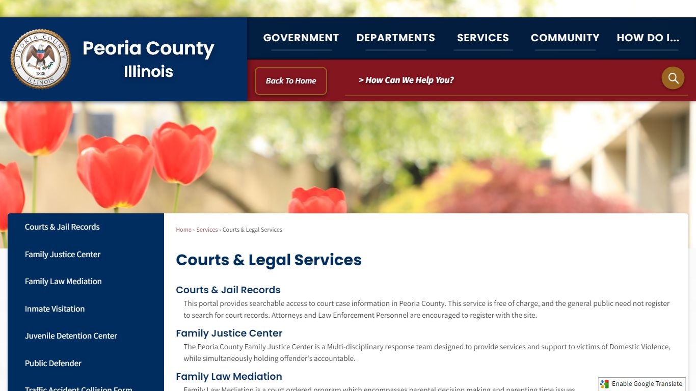 Courts & Legal Services | Peoria County, IL